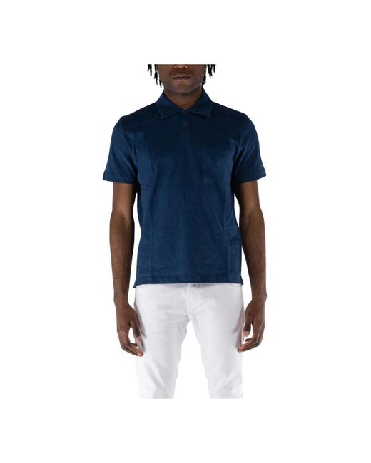 Universal Works Blue Polo Shirts for men