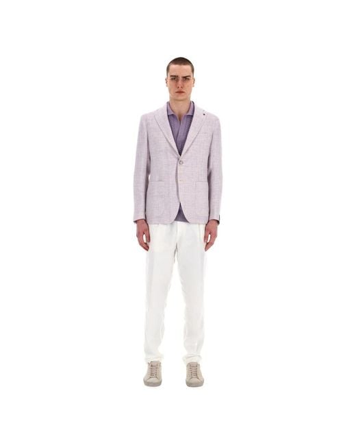 Tagliatore Purple Blazers for men