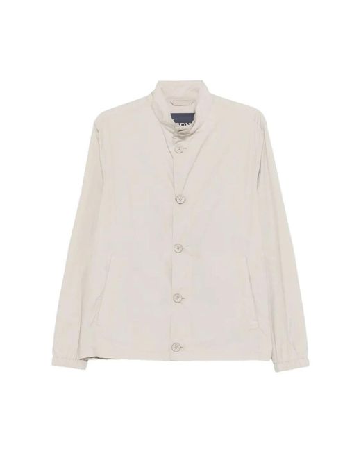 Herno Natural Polyamide Short Jacket in het White voor heren
