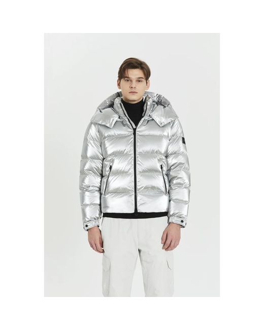 Duvetica Gray Down Jackets for men
