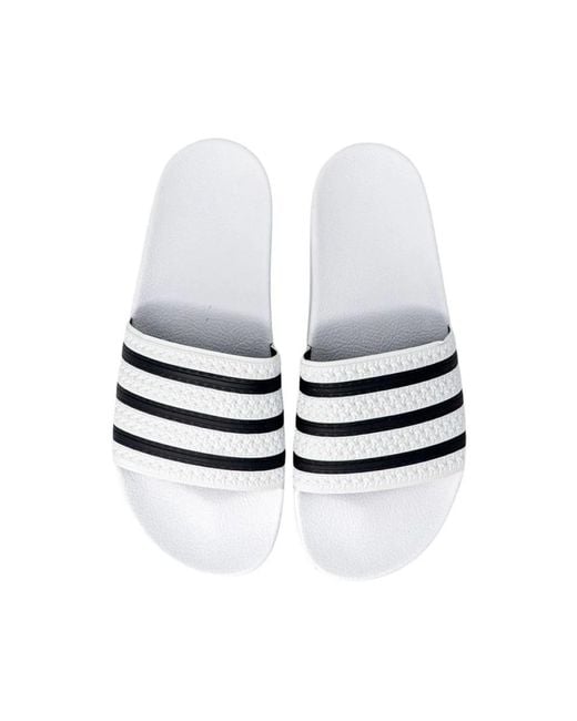Adidas White Sliders for men