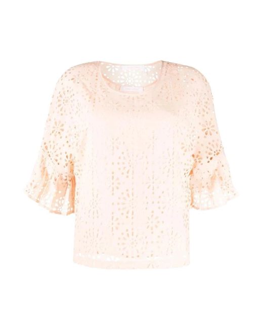 See By Chloé Natural Blouses
