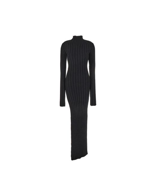 Ann Demeulemeester Black Maxi Dresses