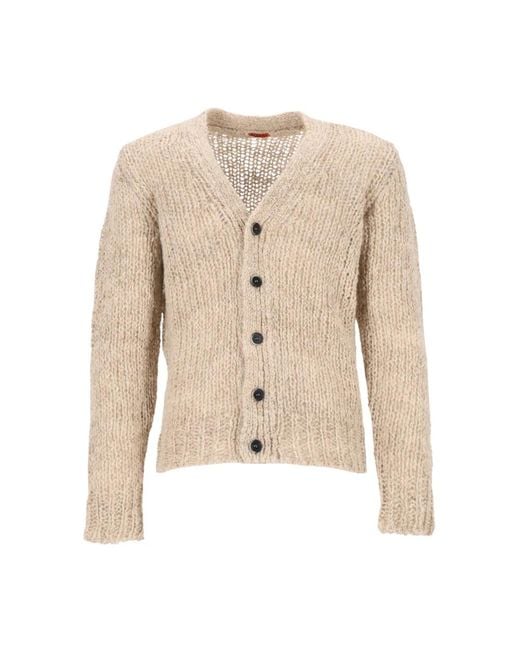 Barena V-Hals Vest in het Natural voor heren