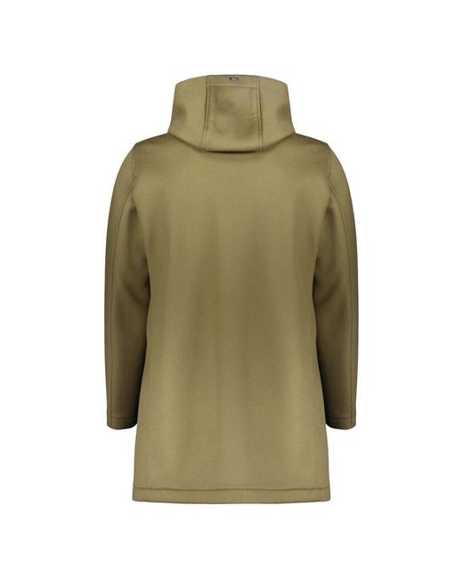 Herno Green Single-Breasted Coats for men