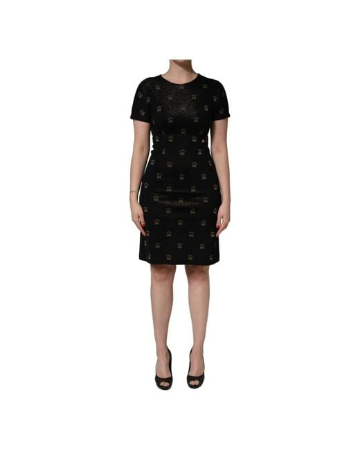 Dolce & Gabbana Black Short Dresses