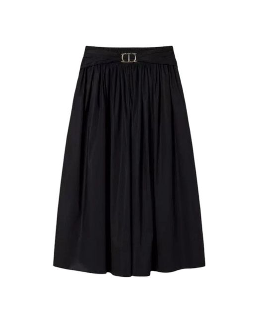 Twin Set Black Midi Skirts