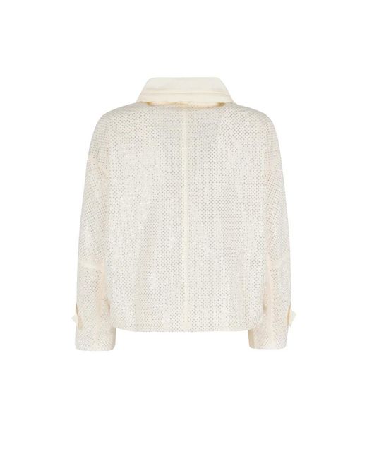 Light Jackets Pinko de color White