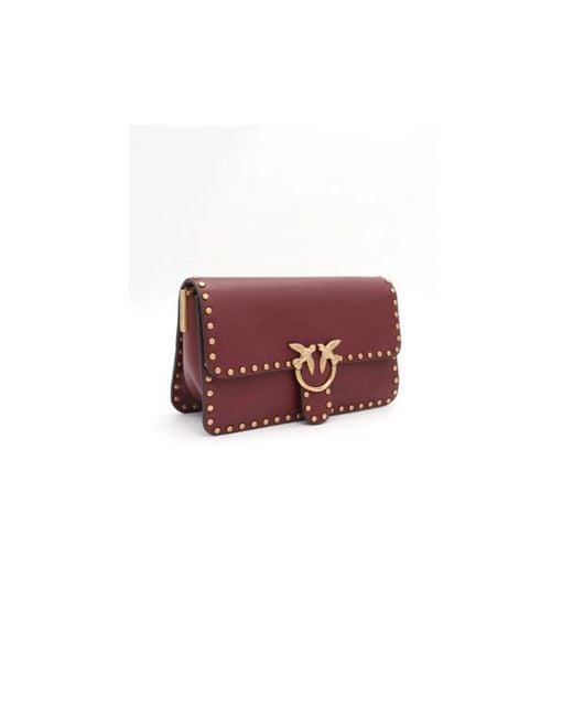 Pinko Red Shoulder Bags