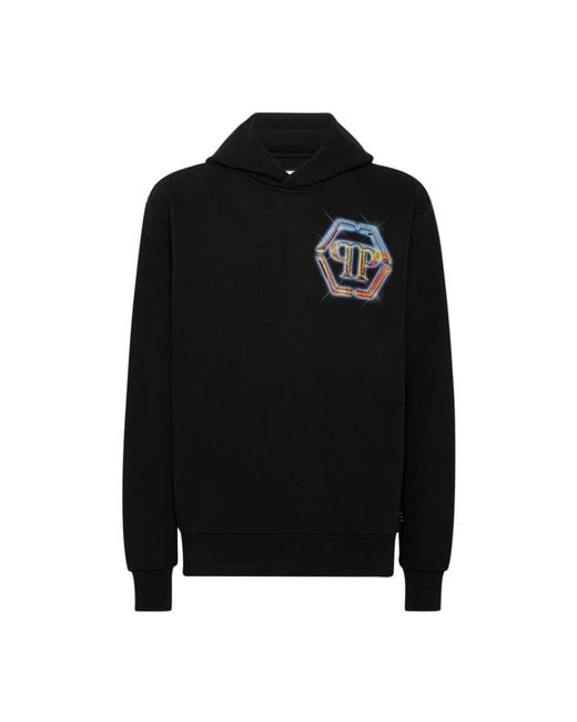 Hoodies di Philipp Plein in Black da Uomo
