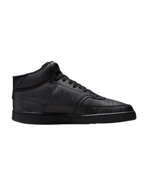 Nike Schwarze court vision sneakers in Black für Herren