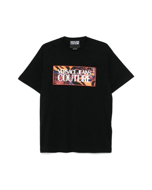 Versace Jeans Couture Black T-Shirts for men