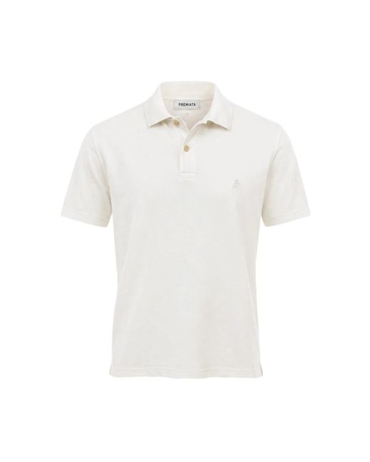 Premiata White Polo Shirts for men