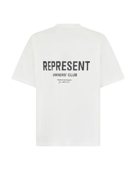 Represent Tops ,Wit ,T-Shirts in het White voor heren