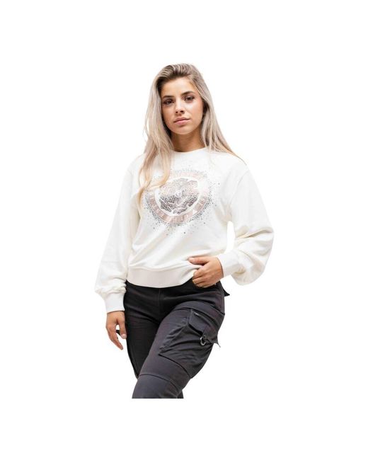 Guess White Sweatshirts