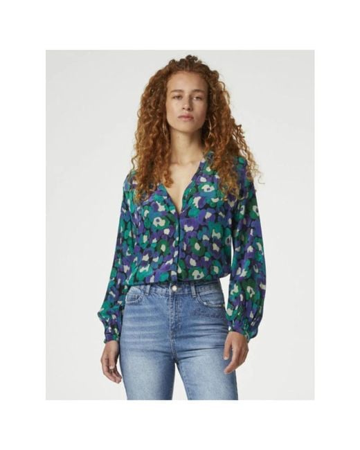 FABIENNE CHAPOT Blue Blouses