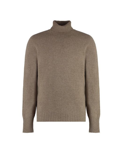 Drumohr Brown Turtlenecks for men