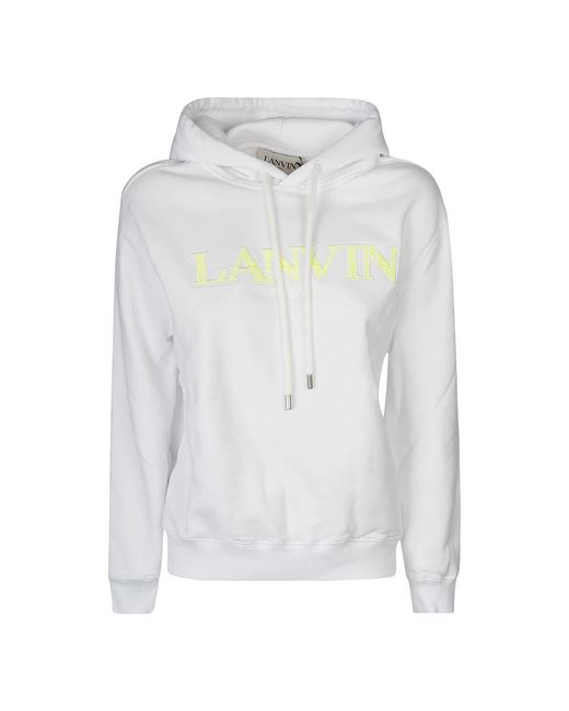 Hoodies, Mujer, Talla Lanvin de color White