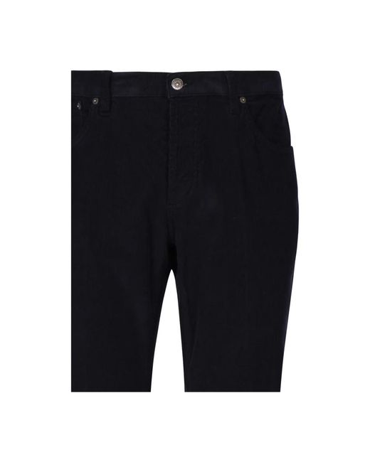 Dondup Black Slim-Fit Trousers for men