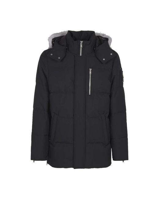 Winter Jackets Moose Knuckles de hombre de color Black