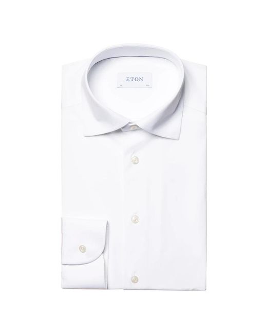 Eton of Sweden White Formal Shirts for men