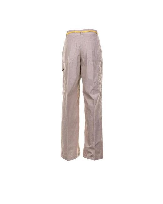 Aspesi Natural Straight Trousers