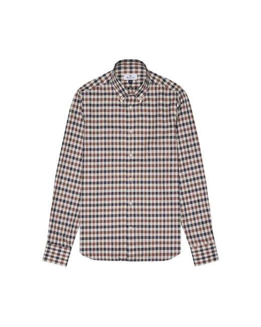 Aquascutum Gray Casual Shirts for men