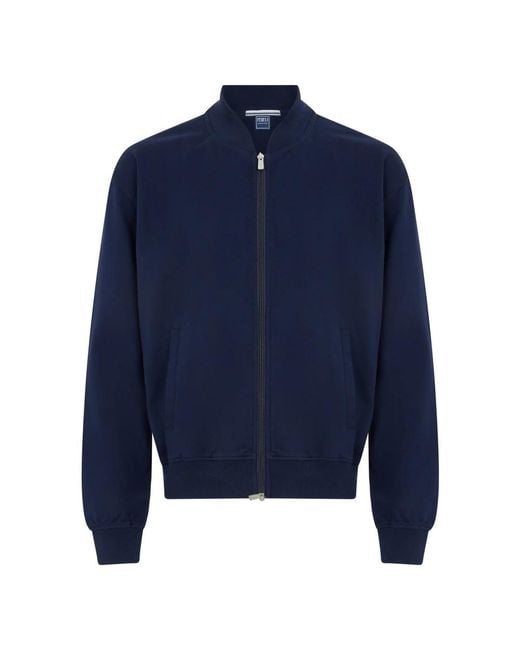 Fedeli Blue Bomber Jackets for men