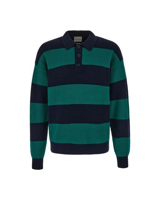 Drole de Monsieur Green Polo Shirts for men