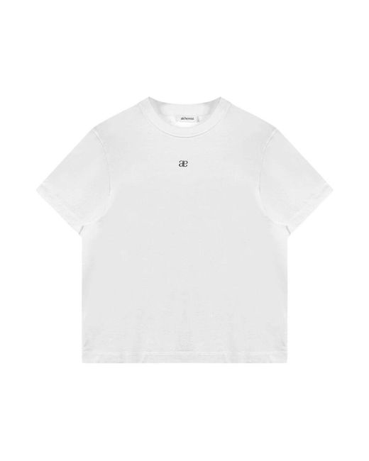 Alchemist White Broom Logo T