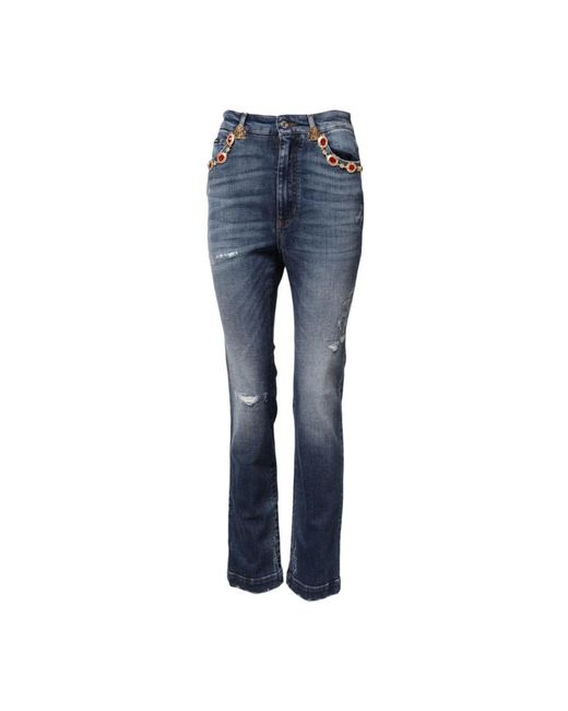 Dolce & Gabbana Blue Bootcut Jeans