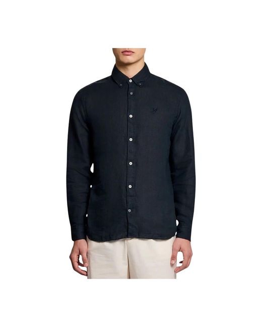 Lyle & Scott Blue Casual Shirts for men