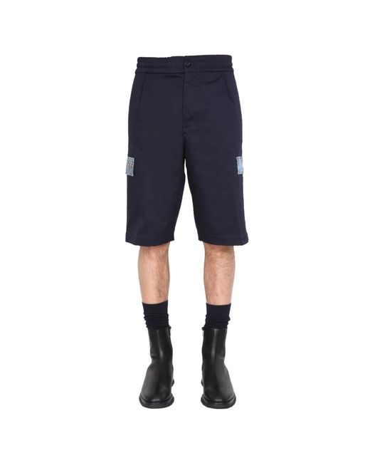 Missoni Blue Long Shorts for men