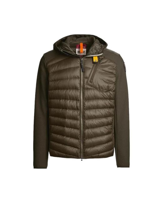 Parajumpers Jassen ,Groen ,Polyester Honeycomb Polyester Donzen Jas in het Green voor heren