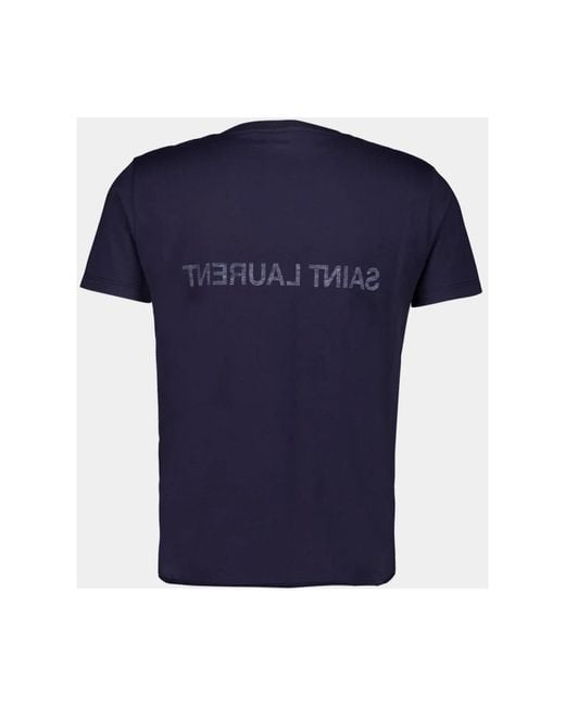 Saint Laurent Blue T-Shirts for men