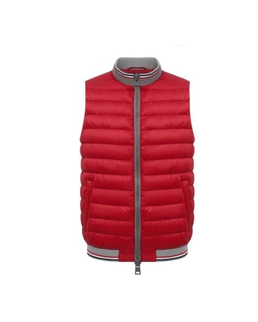 Vests di Herno in Red da Uomo