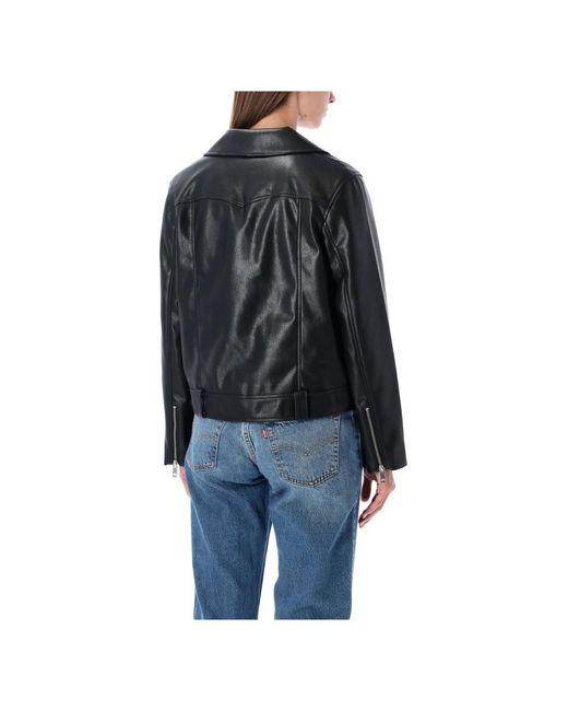 Levi's Black Kendal Eco-Leather Moto Jacket