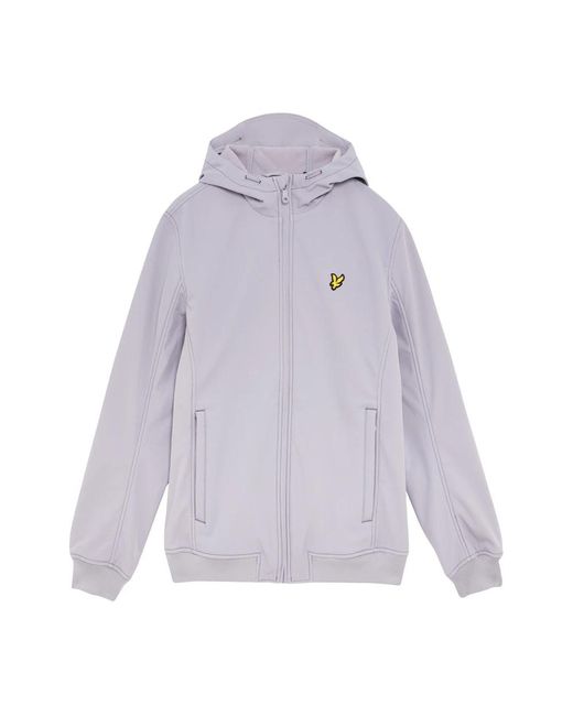 Lyle & Scott Mid Jassen Fleece Back Softshell Jas in het Purple voor heren