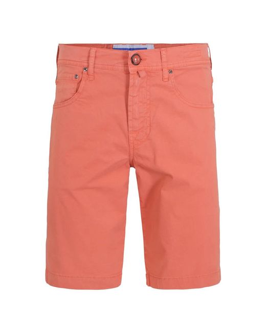 Jacob Cohen Red Casual Shorts for men