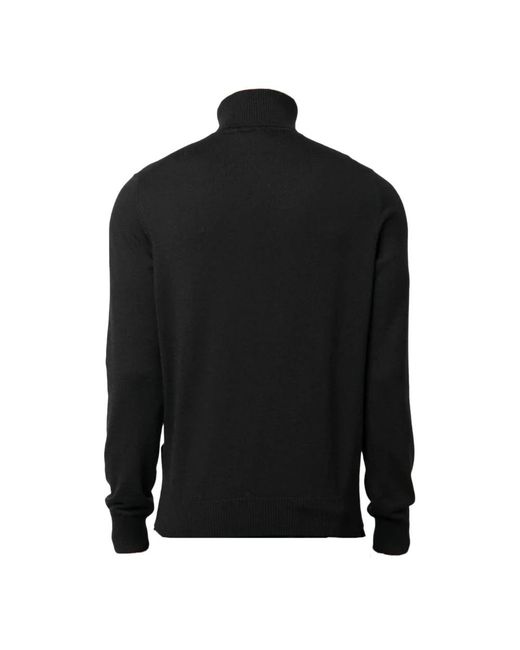 Fay Black Turtlenecks for men