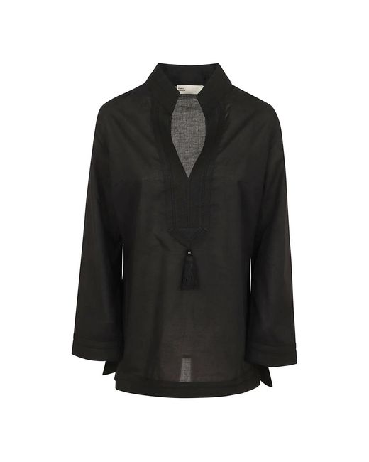 Blouses Tory Burch de color Black
