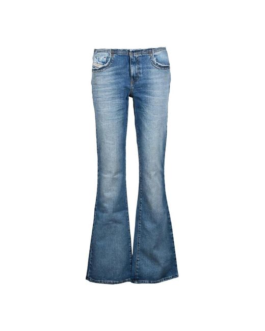 DIESEL Flared Jeans in het Blue