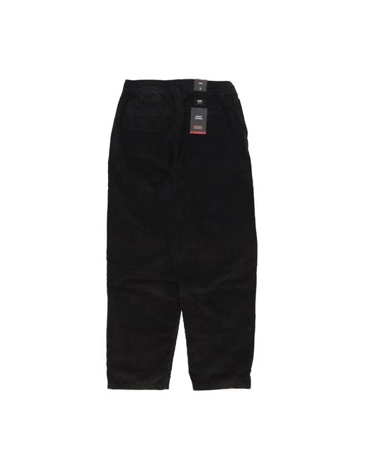 Vans Broeken ,Zwart ,Katoen Zwarte Acid Wash Baggy Tapered Broek in het Black voor heren