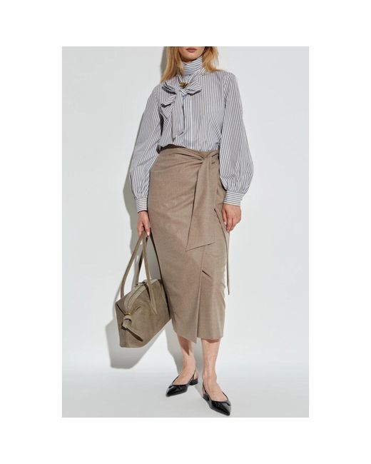 Max Mara Midi Skirts in het Natural