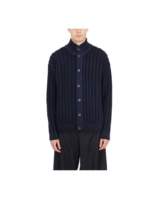 Cardigans Barena de hombre de color Blue