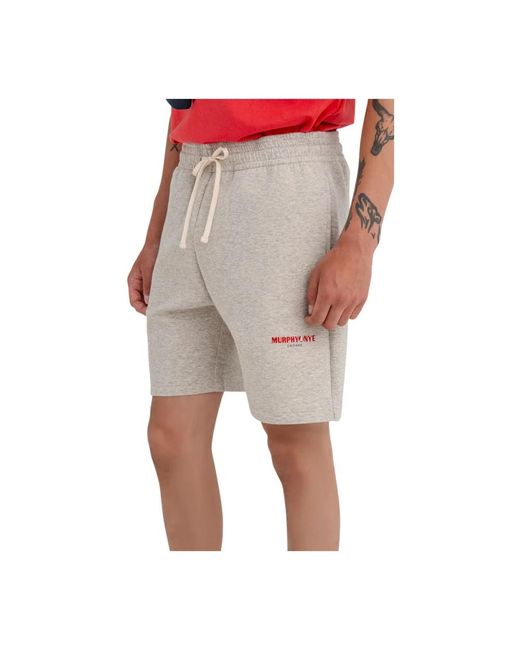 Murphy & Nye Radar Sweat Shorts in het Gray voor heren