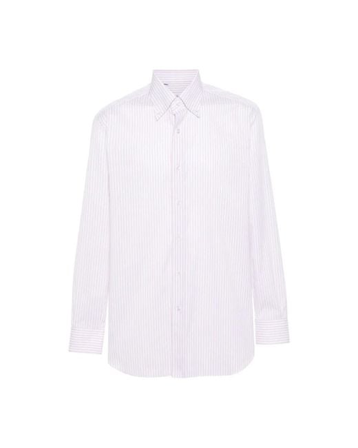 Brioni White Casual Shirts for men