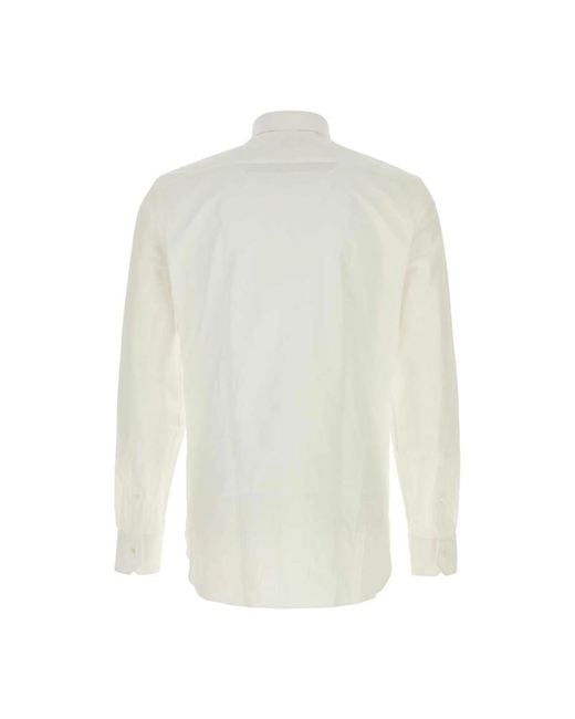 Zegna White Formal Shirts for men