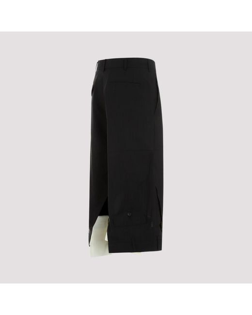 Trousers > wide trousers Comme des Garçons pour homme en coloris Black