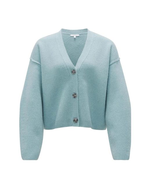 Opus Kort Geribbeld Vest in het Blue